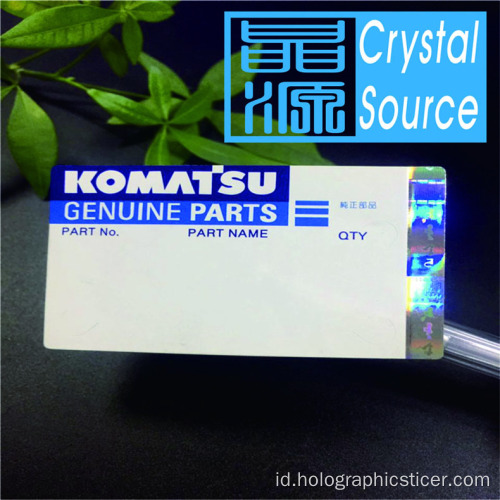 Stiker Hologram Dot Matrix 3d